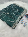 JK Designer Zimmy Choo Satin Party Wear Sarees Wholesale Market In Surat
